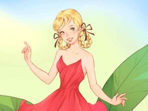Dress up Thumbelina
