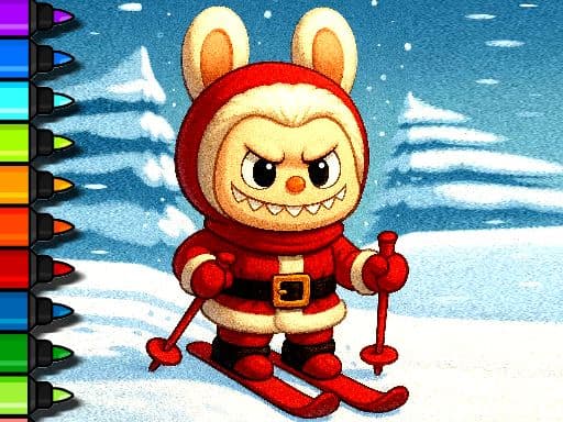 Easy Coloring Labubu Time